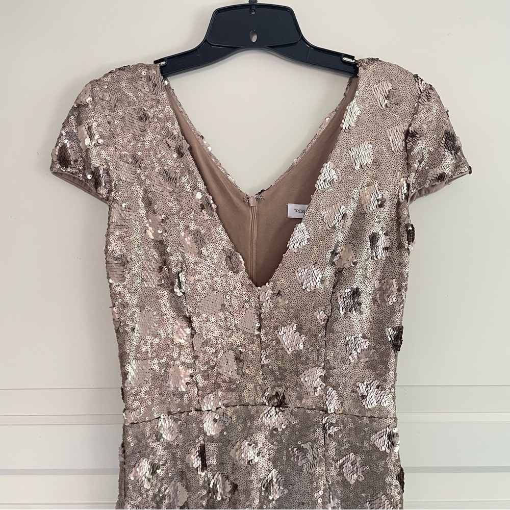 Dress the Population Gold Sequin Maxi Dress - Picture 7 of 14
